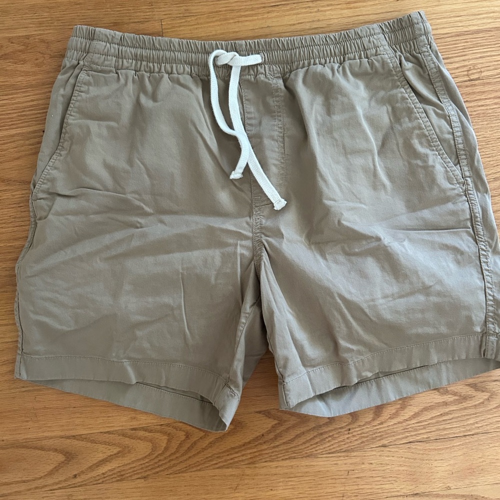 J. Crew Khaki Drawstring Shorts